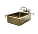 Serv-Ware DIS-1C1014-CWP-V 12" Drop-In Sink, 10"W x 14"L x 10"D Bowl / (1) Compartment 1 image