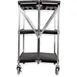 Dinex DXSBC203103 Fold 'N Go Metal Utility Cart, 20" x 31", Black, Bus Cart, Steel, Foldable 1 image