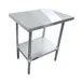 Sapphire Manufacturing SMTE-1430G 30" Open Base Work Table with Undershelf - Without Backsplash 1 image