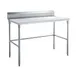 Sapphire Manufacturing SMTEOB-3030G 30" Open Base Work Table w/Side & Rear Crossrails - 5" B.splash 1 image