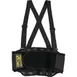 AllPoints 36536 Back Support Belt, Medium Size 33"-38" Hips, With Shoulder Straps, Black 1 image