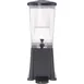 Carlisle 1085603 Trimline 3‑Gallon Beverage Dispenser, 21‑1/2" H x 8" W x 16‑3/8" D, Black Poly 2 image