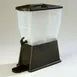 Carlisle 1085603 Trimline 3‑Gallon Beverage Dispenser, 21‑1/2" H x 8" W x 16‑3/8" D, Black Poly 1 image