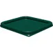 Carlisle 1197008 Square Food Storage Lid, Fits 2‑4 Qt Polyethylene Green, NSF, USA Made 1 image