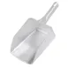 Carlisle 436407 Sparta Spectrum Ice Scoop – 64 oz 14‑2/11" Length, Clear Polycarbonate, Easy‑Grip, NSF 1 image