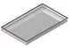 Tecnoeka EKTF11 Perforated Tray, 1/1 GN, for cooking nuggets 1 image