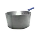Vollrath 4347 7‑Quart Tapered Aluminum Sauce Pan, Riveted Handle, NSF, Made in USA 1 image