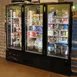 Howard-McCray GF75BM-FF-B 78" 3 Glass Door Freezer Merchandiser in Black, 75 cu. ft. 3 image