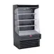 Howard-McCray SC-OD30E-3-SW-B 39" Vertical Multi-Purpose Open Merchandiser in Black, Self-Contained 1 image