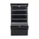 Howard-McCray SC-OD30E-3-SW-B 39" Vertical Multi-Purpose Open Merchandiser in Black, Self-Contained 3 image