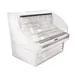 Howard-McCray SC-OS35E-6C-LED 75" Horizontal Impluse Open Merchandiser in White, Self-Contained 1 image