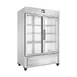 Vitlife Commercial VRB54RG 54" 2-Glass Door Reach-In Refrigerator, 46 cu. ft. Stainless Steel, Bottom Mounted 1 image