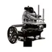 AMPTO 300 VOLANO Manual Flywheel Slicer, 12" Blade, 0 to 3/32" Cutting Thickness, Black Color 1 image