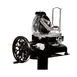 AMPTO 350 VOLANO Manual Flywheel Slicer, 14" Blade, 0 to 3/32" Cutting Thickness, Black Color 1 image