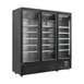 Vitlife Commercial VKDF-P1973TG 74" 3-Glass Door Freezer Merchandiser in Black, 43.1 cu ft 1 image