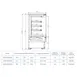 Vitlife Commercial VKMD-P0970SS 36" Self-Serve Open Air Merchandiser, 3 Shelves, 7.6 cu. ft. 4 image