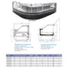 Vitlife Commercial VKSC-P1310SCC 52" Refrigerated Bakery Display Case, 5.2 Cu Ft, R290 3 image