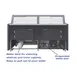 Vitlife Commercial VKSC-P2609SCD 102" Refrigerated Bakery Display Case, 17.7 Cu Ft 3 image