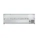 Vitlife Commercial VVRX2000/380G Refrigerated Countertop Condiment Station with Glass Lid, (9) Pan Capacity 1 image