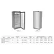 Asber AWRF-23 28" 1-Solid Door Reach-In Freezer, Bottom Mount, 23 cu. ft., Stainless Steel Front 3 image