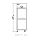 Delfield GAF1P-SH 27" 2-Half Hinged Solid Door Reach-In Freezer, Top Mounted, 21 cu. ft. 3 image