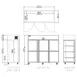 Delfield GAF3P-SH 83" 3-Section, 6-Solid Door Reach-In Freezer, Top Mount, 71 cu. ft., Stainless Steel 2 image