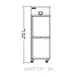 Delfield GAFPT1P-SH 30" 4-Half Solid Door Pass-Thru Freezer, Top Mounted, 23 cu. ft. 2 image