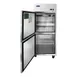 Atosa USA MBF8007GRL 28-3/4" 2-Half Solid Door Reach-In Freezer, Top Mount, 21.4 cu. ft., Stainless Steel 3 image