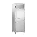 Traulsen ALT132N-HHS 26" 1-Section Reach-In Freezer, 2 Half Hinged Solid Doors, Remote, 21.1 cu. ft., Stainless Steel 1 image