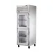 True STG1F-2HG-HC 27.50" 2-Half Glass Door Reach-In Freezer, Top Mounted, 31 cu. ft., Stainless Steel Front, Aluminum Sides 1 image