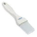 Carlisle 4039002 Galaxy Pastry Brush, 1-1/2" Wide Flat, Nylon Bristles, White Plastic Handle, USA 1 image