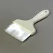 Carlisle 4039302 Pastry Brush, 4" Wide Flat, Nylon Bristles, Plastic Handle, Hanging Hole, USA Made 1 image