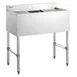 Hubert 29N-028 Kratos® Underbar Compartment Sink, 1 Bowl, 36"W X 18.75"D X 33"H 1 image