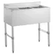 Hubert 29N-030 Kratos® Underbar Compartment Sink, 2 Bowls, 36"W X 18.75"D X 33"H 1 image