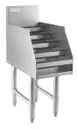 Hubert 32L-030 Kratos Five-Tiered Stainless Steel Liquor Display Rack, 23" D 1 image