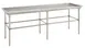 Hubert 47437 30"x96" Kratos Sorting Dishtable,, 16 Gauge Stainless Steel / 3" Upturn on All Sides 1 image