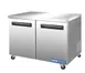 Hubert 56946 48" 2-Door Undercounter Freezer Stainless Steel 12 cu. ft. 120V LED Display 1 image