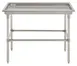 Hubert 87431 30"x48" Kratos Sorting Dishtables, 16 Gauge Stainless Steel 1 image