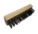 Omcan USA 10451 Wooden Block Brush #15, No Handle, Wood Handle, Steel Bristles, 9" x 4" Head Size 1 image