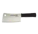 Omcan USA 10549 Cleaver Knife, 7" Stainless Blade, Black Plastic Handle - Pro Butcher Tool 1 image