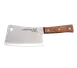 Omcan USA 10558 - 6" Kitchen Cleaver Knife, Stainless Steel Blade, Wood Handle 1 image