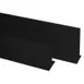 Omcan USA 10752 Divider, 5" x 30" Solid Black Partition for Commercial Refrigerators 1 image