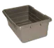Omcan USA 10936 - Stack & Nest Jumbo Lug, 25" x 16" x 8.5", 100 lb, Gray Plastic 1 image