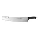 Omcan USA 11519 Pizza Rocker Knife - 16" Black Handles, Plastic/Poly, Stainless Steel Blade 1 image