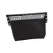 Omcan USA 11540 Knife Rack – Holds 12 Knives, 1 Cleaver & 1 Steel, Black Plastic, 14 Slots 1 image