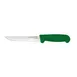 Omcan USA 11677 Boning Knife 6" Straight Stainless Steel Blade, Green Polypropylene Handle, Stamped 1 image