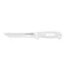 Omcan USA 11717 Boning Knife – 6" Straight Stainless Steel Blade, White Plastic Handle, Stamped 1 image