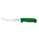 Omcan USA 11780 Boning Knife, 6" Curved Stainless Steel Blade, Green Plastic Handle, Stamped 1 image