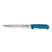 Omcan USA 11843 Fillet Knife - 8" Straight Blade, Stamped Construction, Blue Plastic Handle 1 image