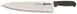 Omcan USA 12044 Chef Knife – 12" Stamped Knife, Stainless Steel Blade, Black Plastic Handle, Medium 1 image